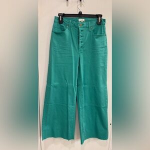 Easel Brand Teal Wide-Leg Pants